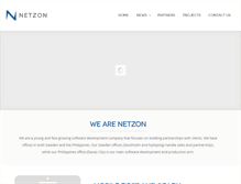 Tablet Screenshot of netzon.se